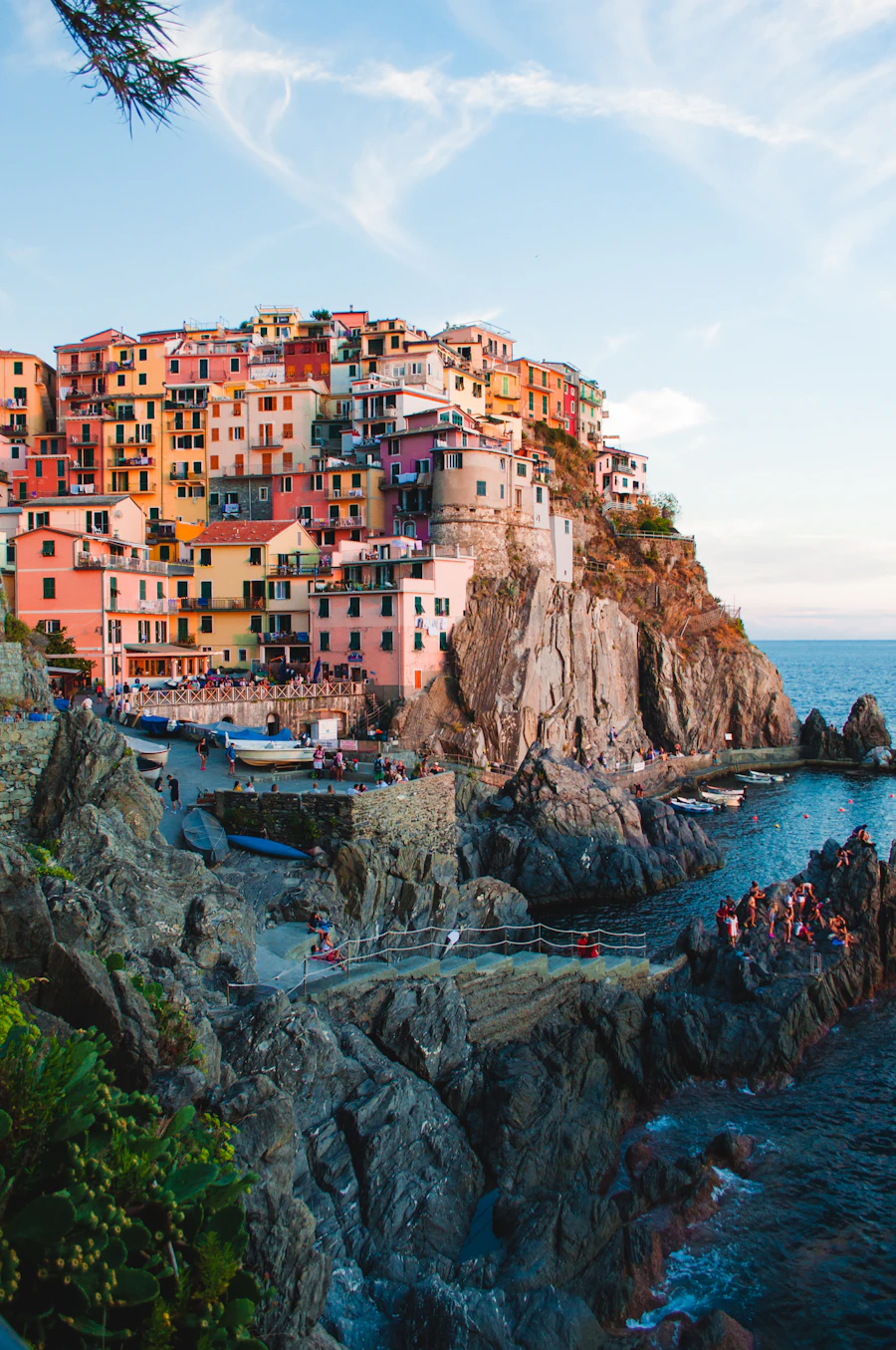 The cliffside village of Manarola in the Cinque Terre