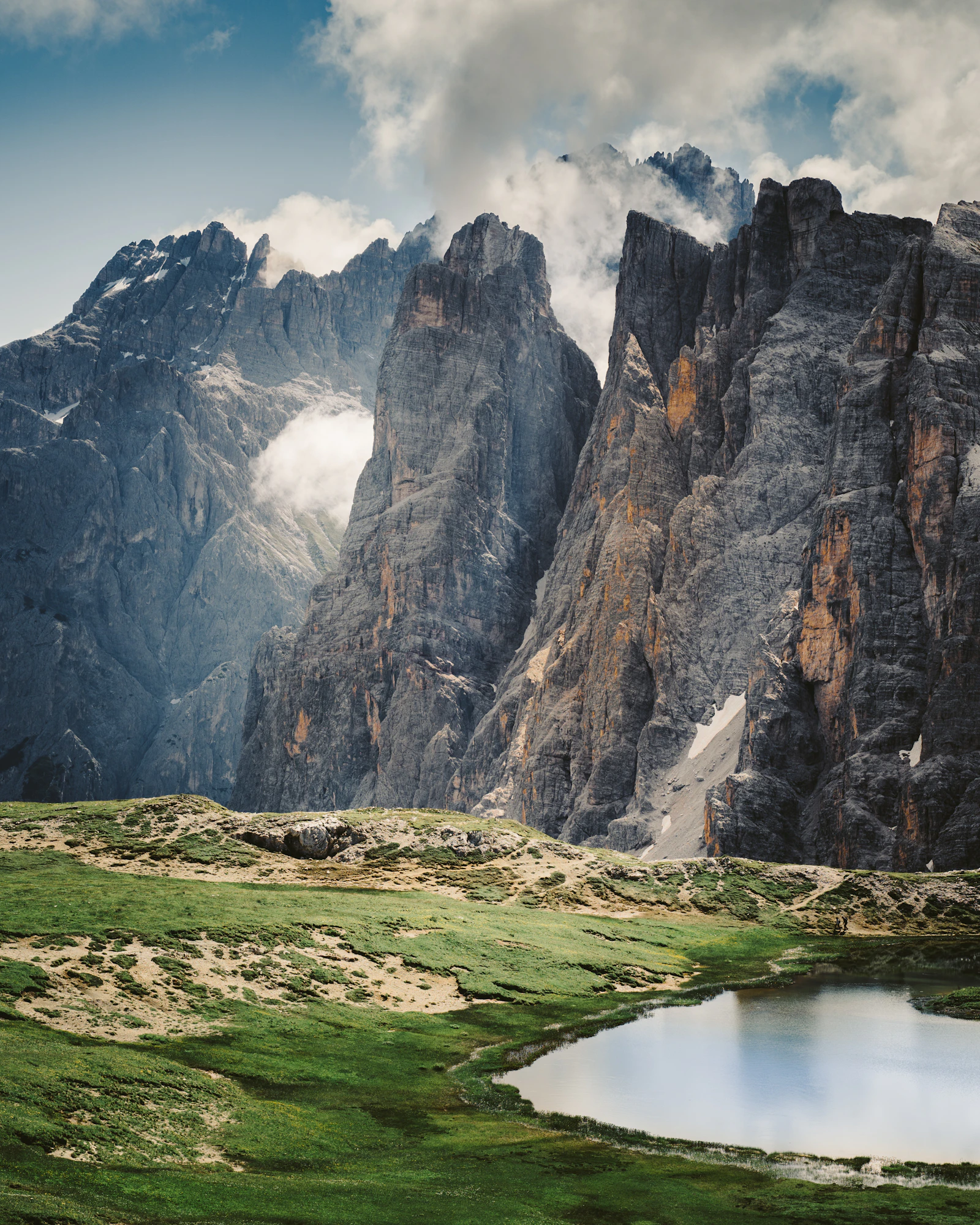 The Dolomite mountains of northern Italy