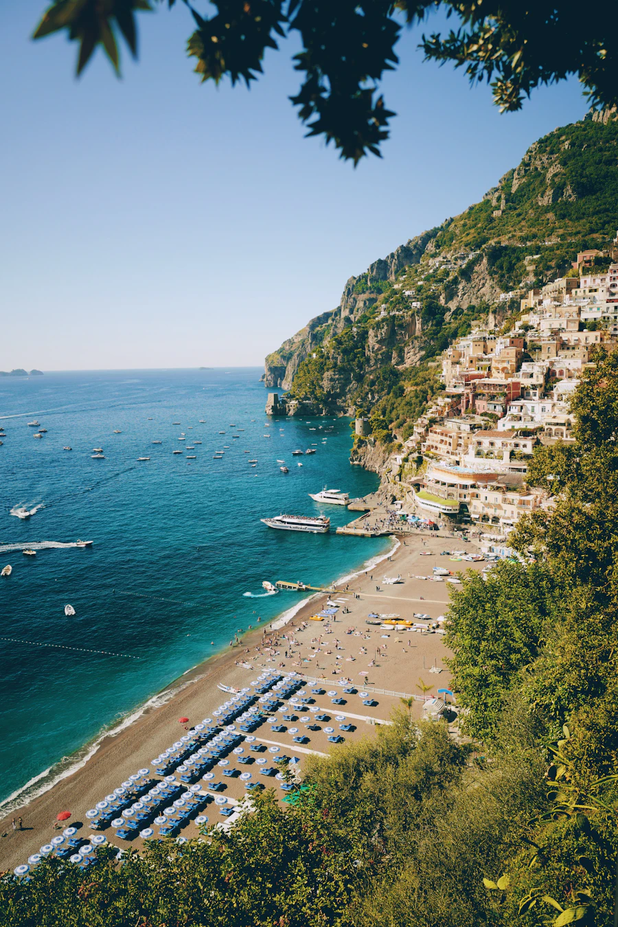 The village of Positano on the Amalfi Coast