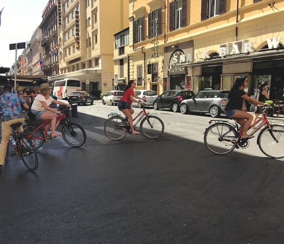 Networking urban safari by bike